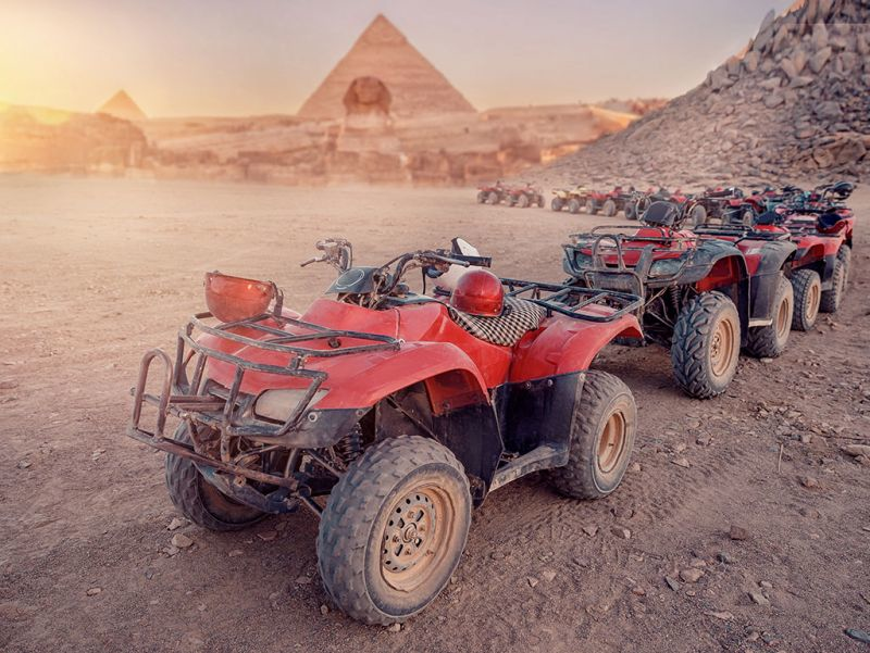 Motorata alle Piramidi Giza